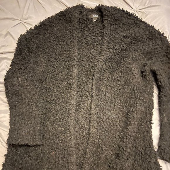 a.n.a. L Knit Black Sweater - Picture 1 of 3